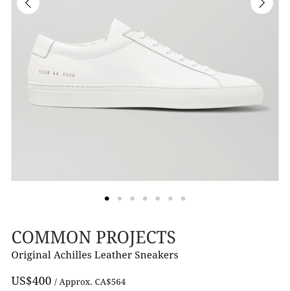 Common Projects White Women's Shoes